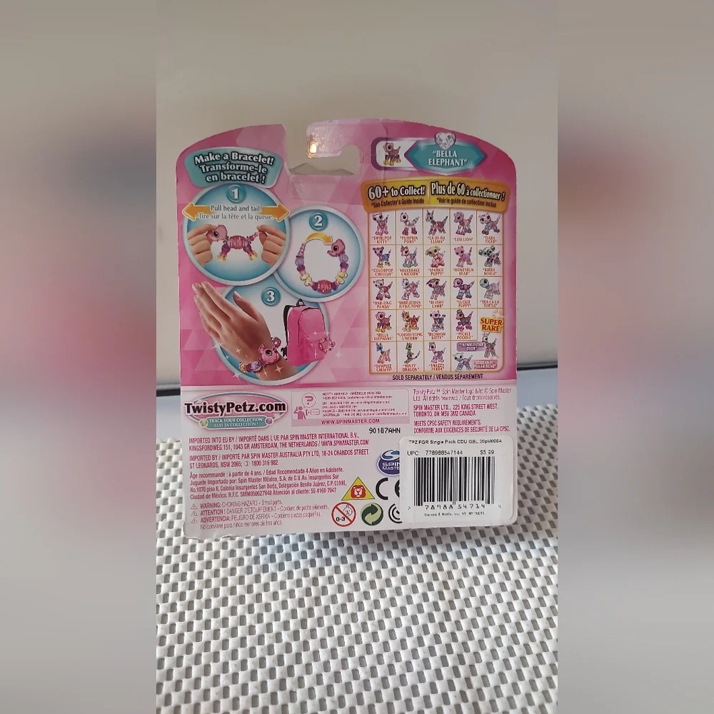 Twisty Petz Series 2 Bracelet Bella Elephant Enchanted Spin Master Authentic